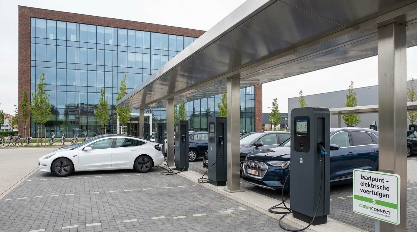 Laadstation in Stabroek